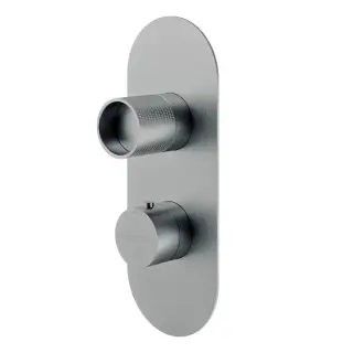 Treemme Showers Inox Смеситель для душа термостатический встр., 2 потреб., цвет: нержавеющая сталь RWIT8A46IS19