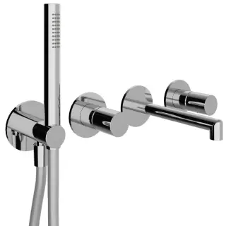 Treemme T30 Смеситель для душа встраиваемый, 2 потребителя, внешняя часть, цвет: chrome RWIT5BD8CC01