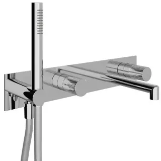 Treemme T30 Смеситель для душа встраиваемый, 2 потребителя, внешняя часть, цвет: chrome RWIT5BD7CCZ4