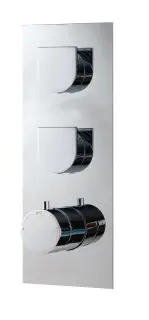 Treemme Ran Смеситель для душа термостатический встраиваемый, 2 потреб., внешняя часть, цвет: chrome RWIT7286CC53