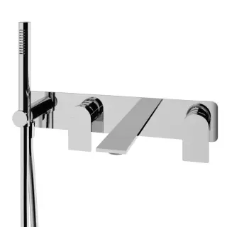 Treemme Ran Смеситель для душа встраиваемый, 2 потребителя, внешняя часть, цвет: chrome RWIT22D7CC01