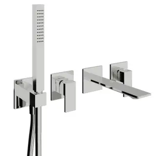 Treemme Q30 Смеситель для душа встраиваемый, 2 потребителя, внешняя часть, цвет: chrome RWIT4BD8CC01