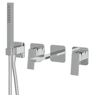 Treemme PA36 Смеситель для душа встраиваемый, 2 потребителя, внешняя часть, цвет: chrome RWIT8BD8CC01
