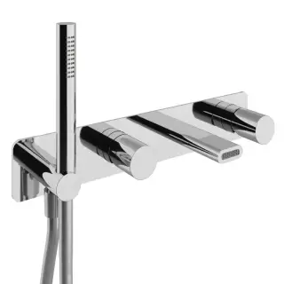 Treemme Nanotech Смеситель для душа встраиваемый, 2 потребителя, внешняя часть, цвет: chrome RWIT54D7CC01