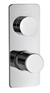 Treemme Nanotech Смеситель для душа встраиваемый, 2 потребителя, внешняя часть, цвет: chrome RWIT54A2CC03