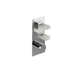 Treemme Kea Смеситель для душа термостатический встраиваемый, 2 потреб., внешняя часть, цвет: chrome RWIT7A86CCR_