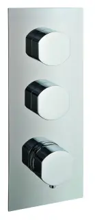Treemme Hedo Смеситель для душа термостатический встраиваемый, 2 потреб., внешняя часть, цвет:chrome RWIT7286CC40