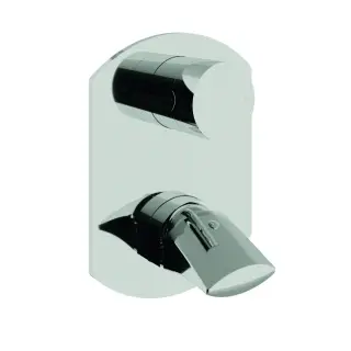 Treemme Hedo Смеситель для душа встраиваемый, 2 потребителя, внешняя часть, цвет: chrome RWIT09A3CC01