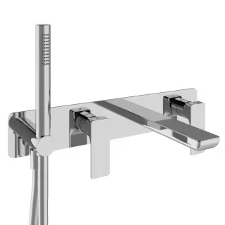 Treemme Hask Смеситель для душа встраиваемый, 2 потребителя, внешняя часть, цвет: chrome RWIT6AD7CC01