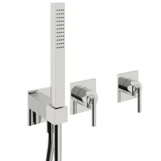 Treemme Arche Смеситель для душа встраиваемый, 2 потребителя, внешняя часть, цвет: chrome RWIT02D9CC01