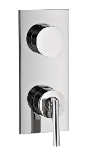 Treemme Arche Смеситель для душа встраиваемый, 2 потребителя, внешняя часть, цвет: chrome RWIT02A3CC01