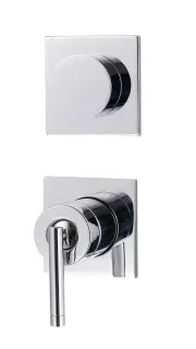 Treemme Arche Смеситель для душа встраиваемый, 2 потребителя, внешняя часть, цвет: chrome RWIT02C2CC01