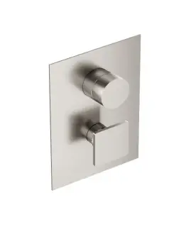 Treemme 5mm Смеситель для душа встраиваемый, 2 потребителя, внешняя часть, цвет: нержавеющая сталь RWIT28A2IS03