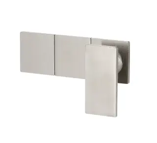 Treemme 5mm Смеситель для душа встраиваемый, 2 потребителя, внешняя часть, цвет: нержавеющая сталь RWIT2808IS97