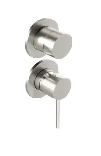 Treemme 40mm Смеситель для душа встраиваемый, 2 потребителя, внешняя часть, цвет: нержавеющая сталь RWIT13C2IS02