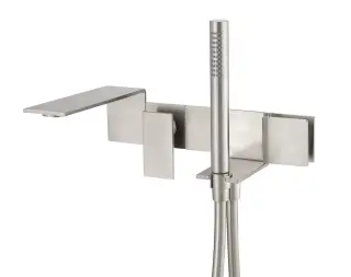 Treemme 5mm Смеситель для душа встраиваемый, 2 потребителя, внешняя часть, цвет: нержавеющая сталь RWIT2805IS12