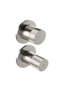 Treemme 22mm Смеситель для душа встраиваемый, 3 потребителя, внешняя часть, цвет: нержавеющая сталь RWIT11C3IS01