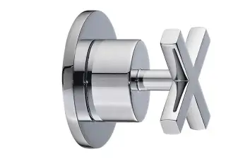 Treemme Line Запорный вентиль на 2 потребителя, цвет: chrome RWIT10D5CC01