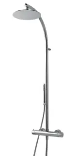 Treemme Shower Душевая стойка: смеситель, ручной и верхний душ 1 вид струи, цвет: chrome RWIT6500CC25