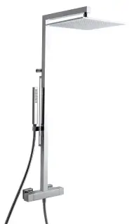 Treemme Shower Душевая стойка: термостат, ручной и верхний душ 1 вид струи, цвет: chrome IT6525CCXM30