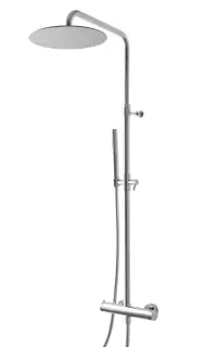 Treemme X-change Душевая стойка: термостат. смес., руч. верх. душ 1 вид струи, шланг, цвет: chrome IT5854CCVZZZ