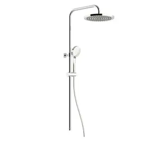Treemme Shower Душевая стойка: ручной душ 1 вид струи, шланг, верхний душ, цвет: chrome RWIT5060CC01