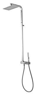 Treemme Arche Душевая стойка: смеситель, ручной душ 1 вид струи, шланг, верхний душ, цвет: chrome IT0260CCAHZZ