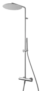 Treemme Nanotech Душевая стойка: термостат. смес., руч. и верх. душ 1 вид струи, шланг, цвет: chrome IT5460CCBFZZ