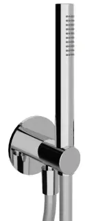 Treemme Bamboo Душевой гарнитур: душевая лейка 1 вид струи, держатель, шланг, цвет: chrome RWIT5BD4CC20