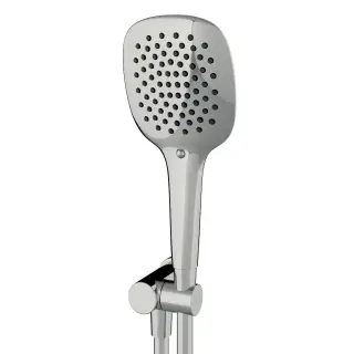 Treemme Shower Душевой гарнитур: душевая лейка 1 вид струи, держатель, шланг, цвет: chrome RWIT6534CC03