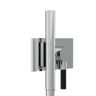 Treemme Watt Душевой гарнитур: душевая лейка 1 вид струи, держатель, шланг, цвет: chrome RWIT2BF6CC25