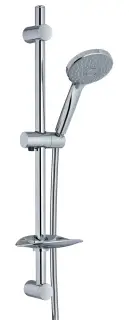 Treemme Shower Душевой гарнитур: душевая лейка 3 вид струи, штанга, мыльница, цвет: chrome IT6536CCZZZZ