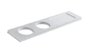 Treemme 22mm Держатель для стакана с полочкой, подвесной, цвет: matt white RZIT8373BB01