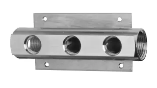 Treemme 22mm Встраиваемый держатель душевых леек, до 3 элементов, цвет: chrome RWIT5147ZZ08