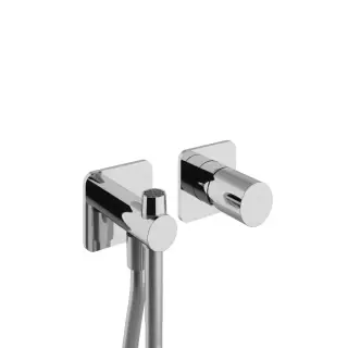 Treemme Nanotech Гигиенический душ со смесителем на 1 вид струи, цвет: chrome RWIT54D4CC02