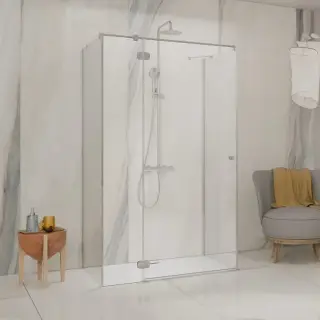 Radaway Torrenta KDJ+S Душевая дверь, правая 6 мм, Easy Clean 110х195h см, цвет: хром глянец 133311-01-01R