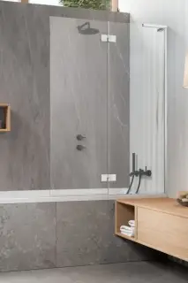 Radaway Essenza 8 SL PND II Шторка на ванну распашная, Easy Clean 120х150h см, цвет: хром глянец 10500120-01-01L