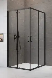 Radaway Premium Pro KDD Душевая дверь, правая, прозрачная 6 мм, Easy Clean 90х200h см, цвет: black 1017090-54-01R