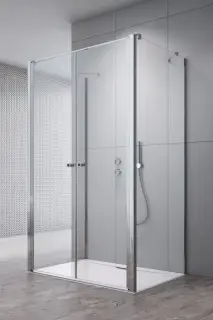 Radaway Eos DWD+2S Душевая дверь, прозрачная 6 мм, Easy Clean 120х197h см, цвет: хром глянцевый 13799404-01