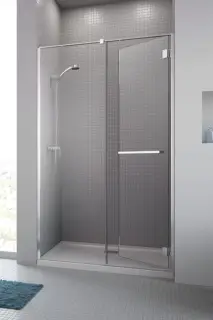 Radaway Carena DWJ Душевая дверь в нишу, левая 6 мм, Easy Clean 120х195h см, цвет: хром глянец 134332-01-01NL