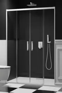 Radaway Idea DWD Душевая дверь в нишу прозрачная 6 мм, Easy Clean 200х200h см, цвет: white 387120-04-01