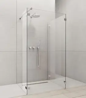 Radaway Euphoria Walk In W Фронтальная стенка прозр. 8 мм, Easy Clean 110х200h см, цвет: хром глянец 383143-01-01