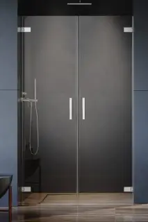 Radaway Arta QL DWD Душевая дверь в нишу, левая 8 мм, Easy Clean 50-75х200h см, цвет: хром глянец 10102508-03-01L