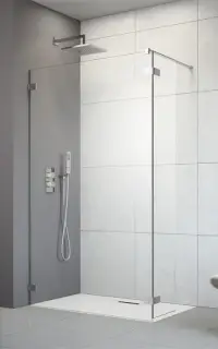 Radaway Arta Walk In Фронтальная стенка 8 мм, Easy Clean 80х200h см, цвет: хром глянец 386280-03-01