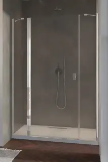 Radaway Nes DWJS Душевая дверь в нишу, правая 6 мм, Easy Clean 120х200h см, цвет: хром глянец 10038120-01-01R