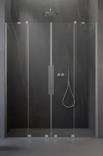 Radaway Furo DWD Душевая дверь в нишу прозрач. 8 мм, Easy Clean 38,3х200h см, цвет: brushed nickel 10108388-91-01