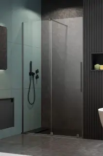 Radaway Furo DWJ Душевая дверь в нишу, правая 8 мм, Easy Clean 67,2х200h см, цвет: brushed gunmetal 10107672-92-01R