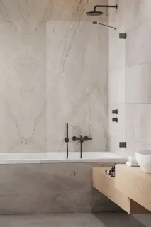 Radaway Essenza Pro PNJ II Шторка на ванну прозрачная, Easy Clean 90х150h см, цвет: brushed gunmetal 10101090-92-01