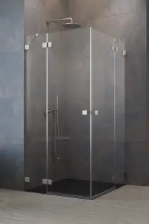 Radaway Essenza Pro KDD Душевая дверь, правая 6 мм, Easy Clean 100х200h см, цвет: brushed nickel 10096100-91-01R