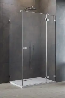 Radaway Essenza Pro KDJ Душевая дверь, правая 6 мм, Easy Clean 100х200h см, цвет: brushed nickel 10097100-91-01R